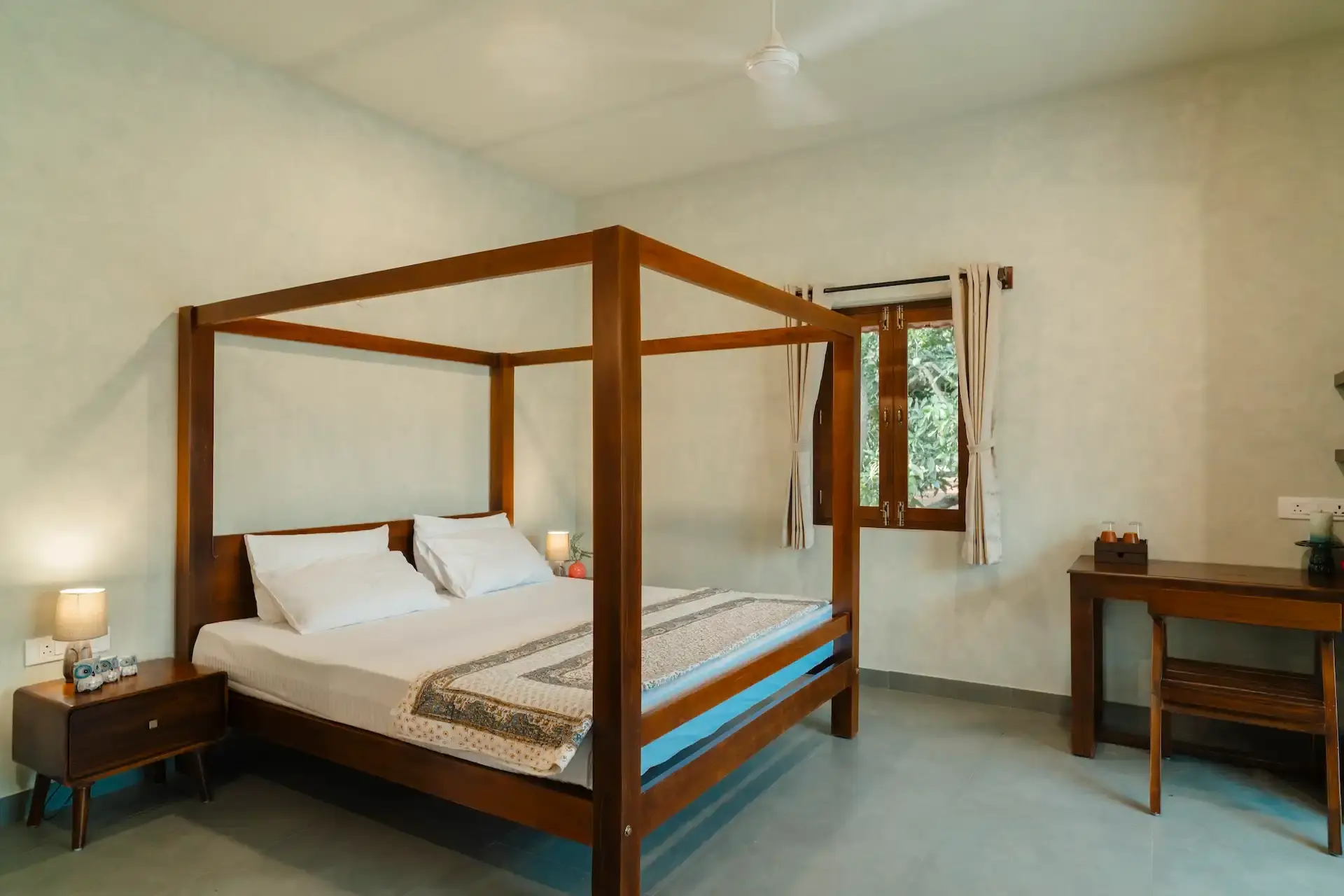 Shraddha cottage with long farm view